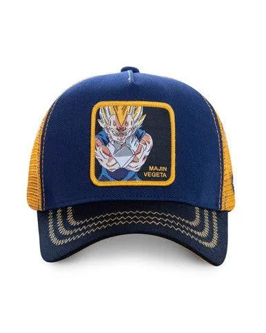 TRUCKER CAPSLAB MAJIN VEGETA BLEU/JAUNE