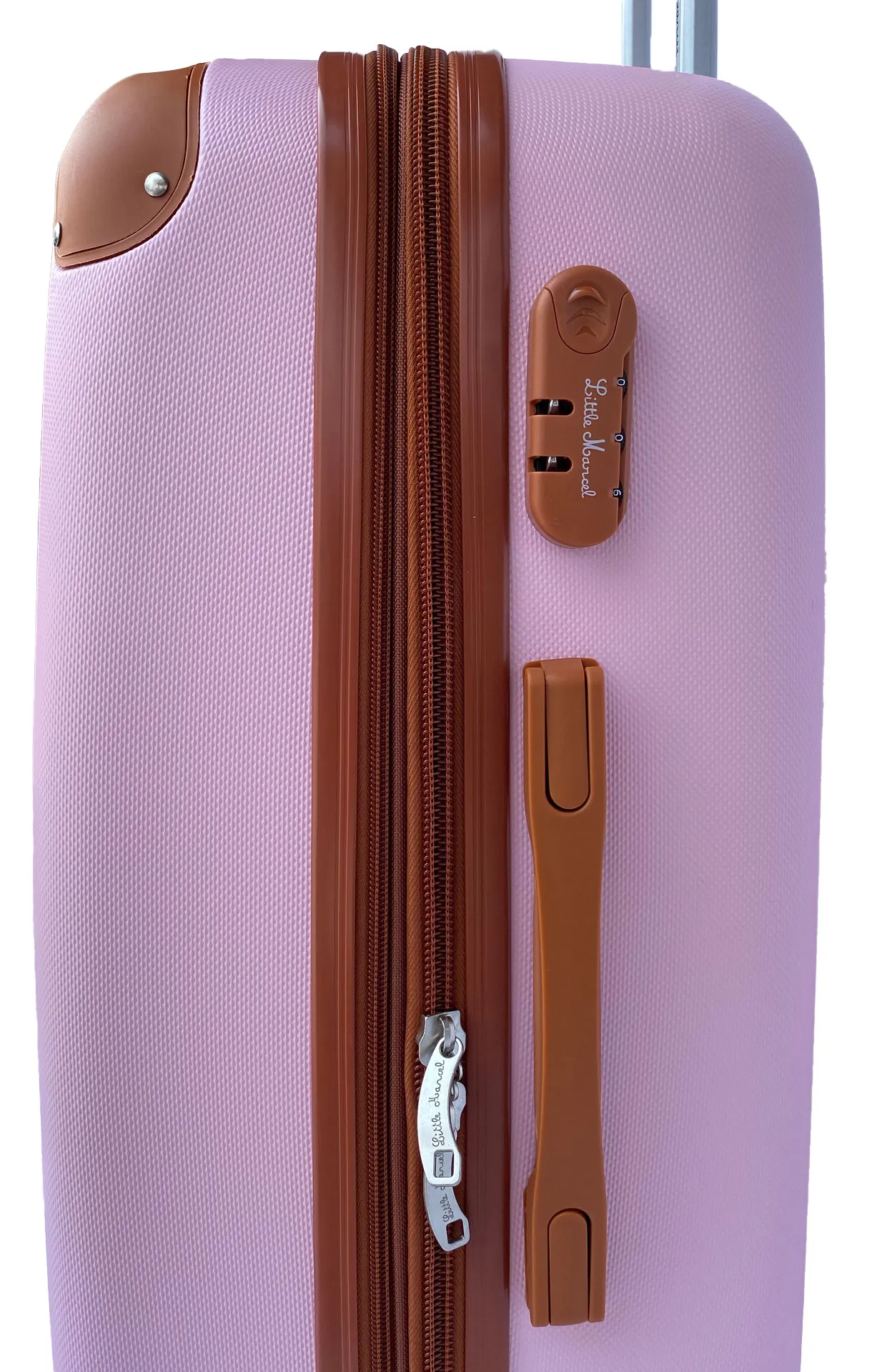 Valise Grande taille 75 cm Little Marcel Rigide ABS Rose