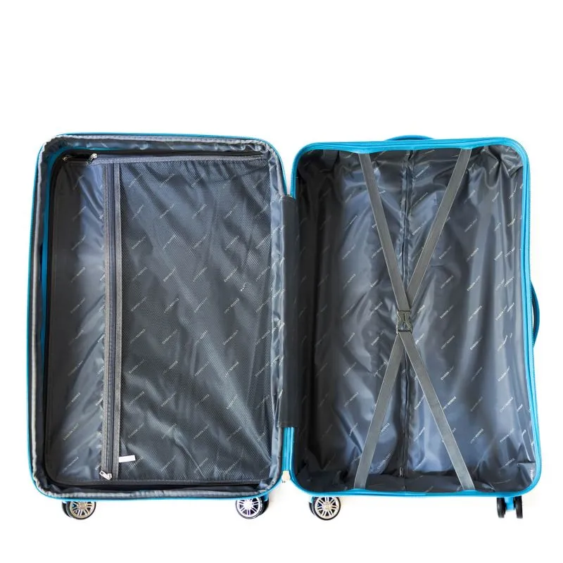 Valise rigide Evasion light Summer Extensible 67 cm Grey Blue