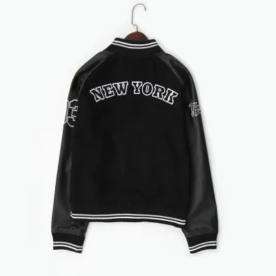 Veste Baseball New York Yankees NY Manches Cuir Classics