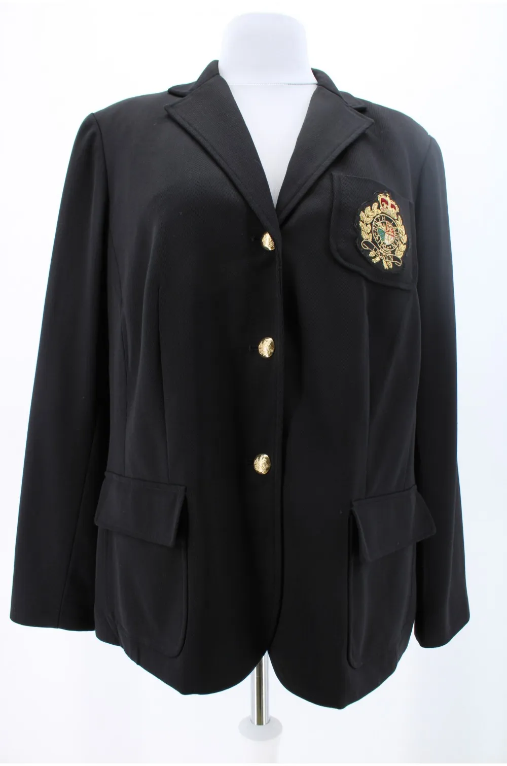Veste femme Ralph Lauren noire / Vêtement d'occasion vintage friperie