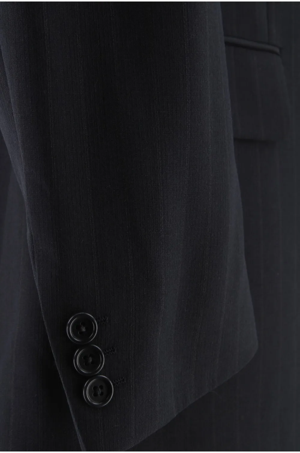 Veste Hugo Boss gris noir / Vêtement d'occasion vintage friperie