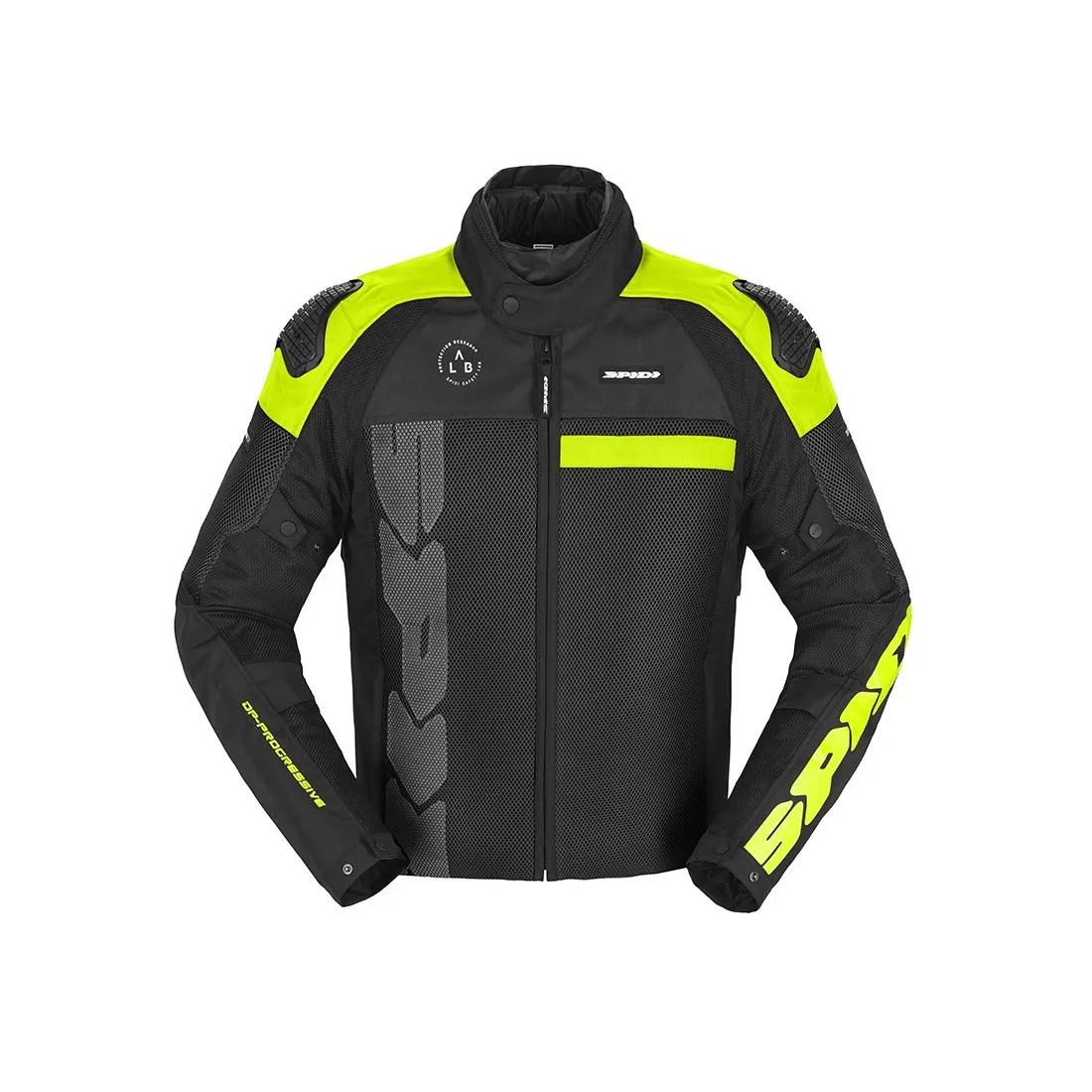Veste Spidi Progressive Net H2Out noir jaune fluo