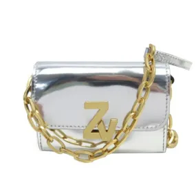 ZADIG & VOLTAIRE PETITES MAROQUINERIES zv initiale le tiny unchained porte monnaie pochette