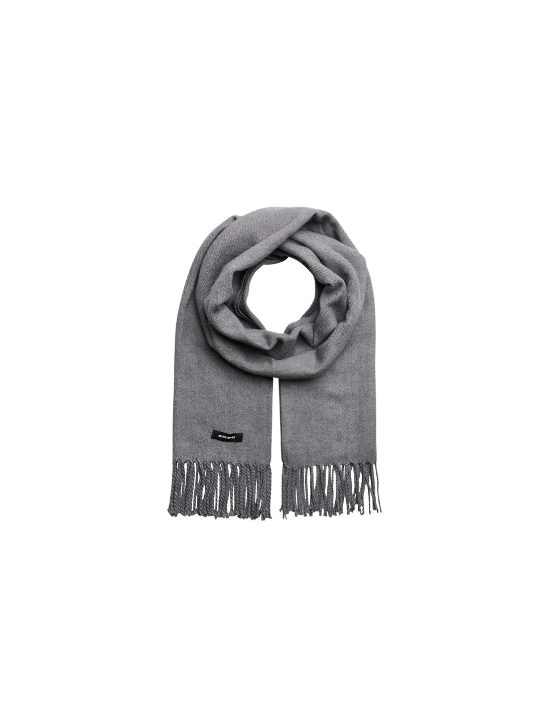Écharpe Homme Jack & Jones Jacsolid Écharpe tissée gris mélangé